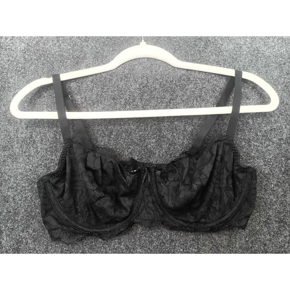 Auden Women's Black Lace Underwire Bra Size 38C